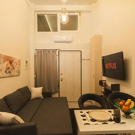 דירה Empyrean Loft By Nexus, Next To Martiou Metro And Bus Station, 10 Mins From Center *