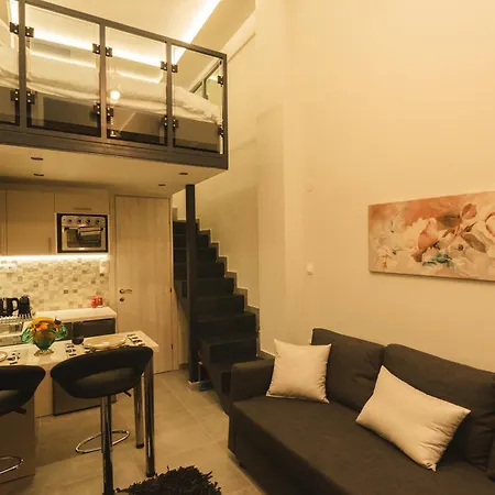 דירה Empyrean Loft By Nexus, Next To Martiou Metro And Bus Station, 10 Mins From Center